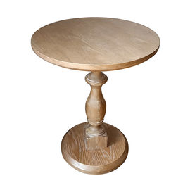 Mesa de centro de madeira moderna dada forma redonda, mesa de jantar da madeira maciça