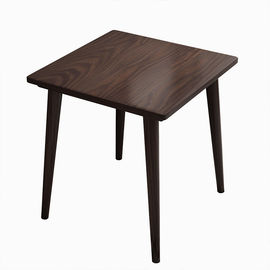 Utilização personalizada da finalidade da mesa de madeira quadrada do café da tabela da madeira maciça multi