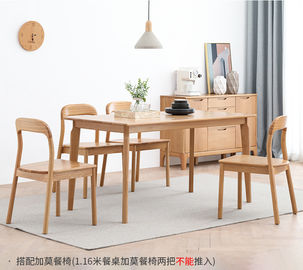 Projeto moderno de madeira da tabela/mesa de centro da sala de jantar do grande retângulo