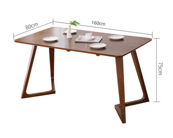 Tabela e cadeiras feito-à-medida comerciais do restaurante da mobília material de madeira