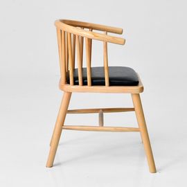 Cadeiras do couro e da madeira maciça para a sala de jantar/sala de visitas personalizadas