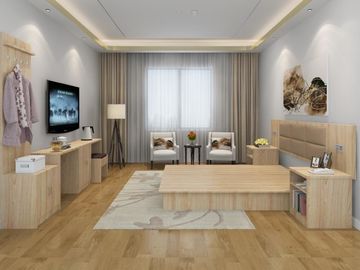 A mobília contemporânea do quarto do hotel durável ajusta a instalação simples econômica