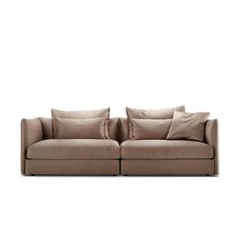 Estilo moderno ajustado do sofá secional da tela da mobília do quarto do hotel do apartamento/estrela