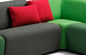 Assento comercial de canto colorido do sofá da cabine para a entrada/shopping do hotel
