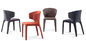 Multi projeto home colorido da forma da mobília das cadeiras de couro modernas da sala de jantar