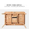 Tabela telescópica da sala de jantar da madeira maciça home quadrada para espaços pequenos