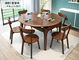 Estilo moderno da tabela home da madeira maciça da mobília/mesa de jantar redonda expansível