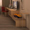 Séries de quarto de madeira ajustadas da mobília elegante da sala de hotel com Nightstand