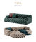 O luxo claro italiano todo puxa o sofá de couro da arte do Ins/sofá minimalista americano de veludo do hotel do clube da sala de visitas