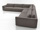 Grande e sofá pequeno simples em forma de L personalizado avançado do italiano do tamanho